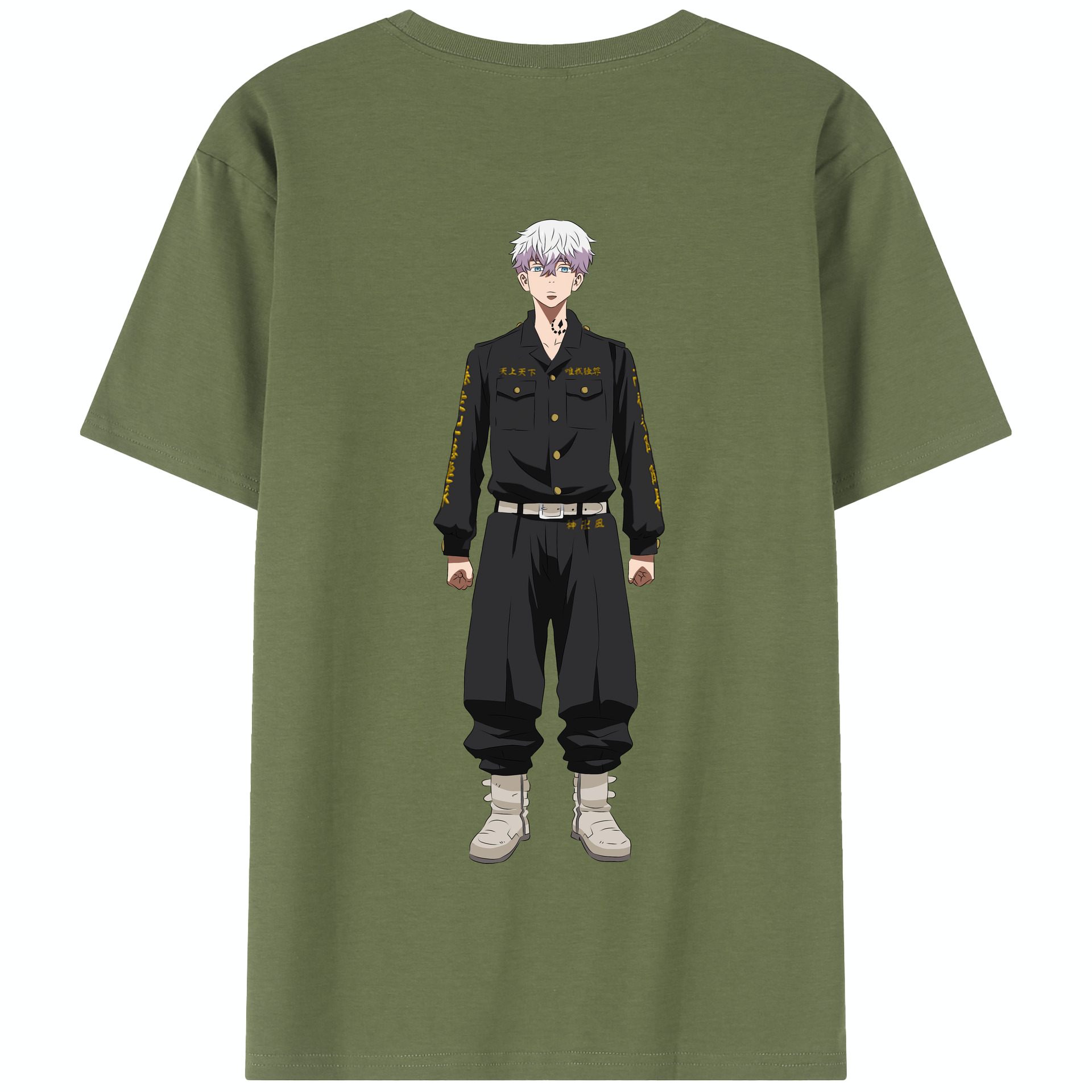（画像用） 東京リベンジャーズ Tokyo Revengers 綿100％半袖Tシャツ（背面プリント）